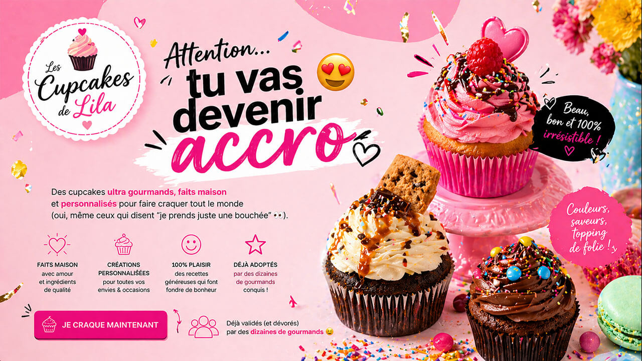 Exemple de site pour indépendant